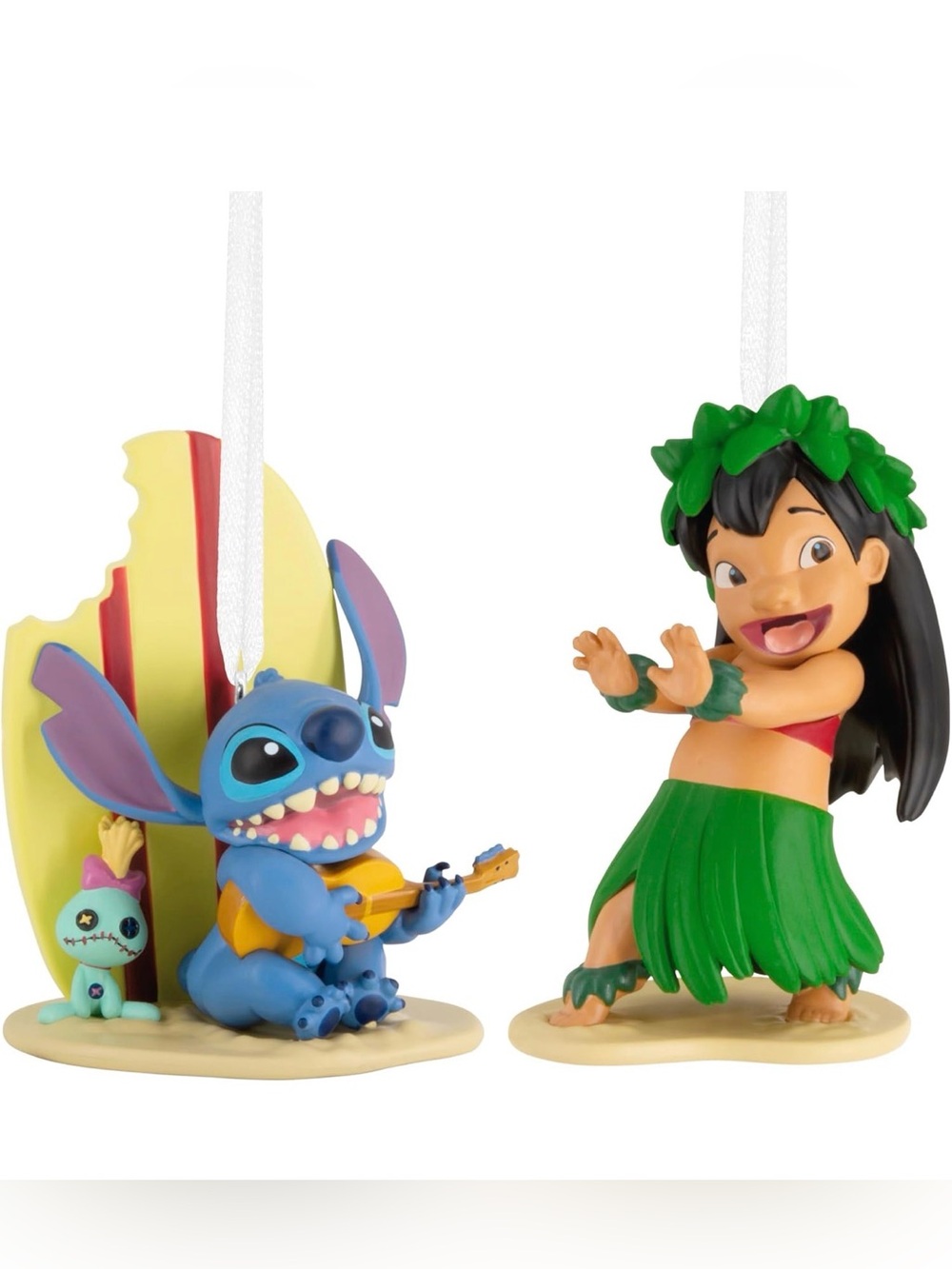 Hallmark Disney Lilo & Stitch Christmas Ornament Set Brand New